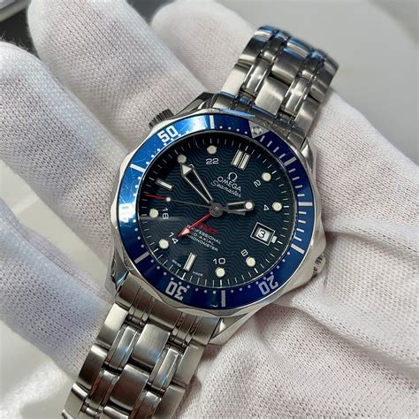 omega seamaster co-axial chronometer blue|Omega Seamaster 300 photos.